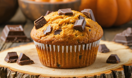 découvrez notre muffin gourmand à la courge et chocolat, une recette sans beurre, parfaite pour une pause sucrée saine et délicieuse.