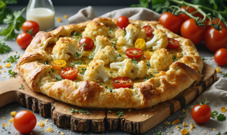découvrez notre recette gourmande de galette de chou-fleur revisitée, alliant saveurs croustillantes et ingrédients sains pour un délice original et léger.