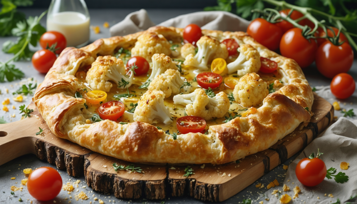découvrez notre recette gourmande de galette de chou-fleur revisitée, alliant saveurs croustillantes et ingrédients sains pour un délice original et léger.