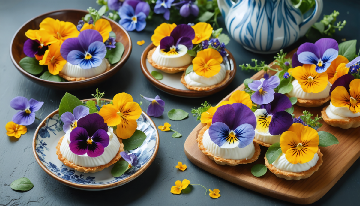 découvrez nos délices gourmands et naturels : des desserts sans sucre sublimés par la beauté et la saveur des fleurs comestibles. alliez plaisir et bien-être dans chaque bouchée.