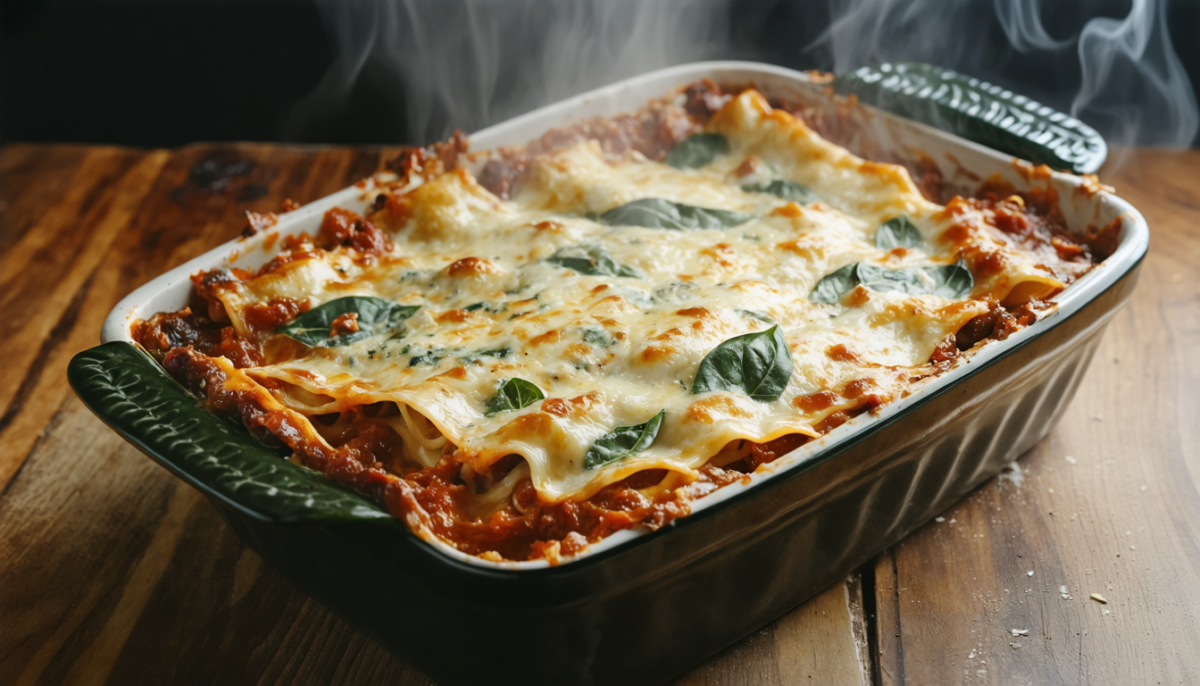 découvrez notre recette facile et savoureuse de lasagnes gourmandes aux épinards frais, un plat équilibré et plein de saveurs pour régaler toute la famille.