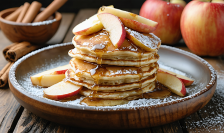 découvrez nos délicieux mini pancakes à la saveur pomme, parfaits pour un petit-déjeuner gourmand et fruité. une recette simple et savoureuse pour bien commencer la journée.