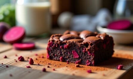 Brownie gourmand à la betterave : une douceur sans beurre ni sucre ajouté