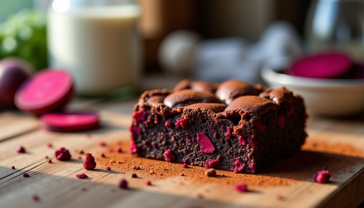 Brownie gourmand à la betterave : une douceur sans beurre ni sucre ajouté