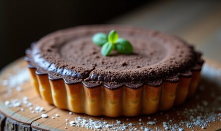 Délice chocolaté à la fraîcheur mentholée : la tarte incontournable