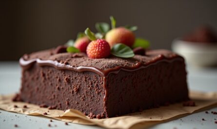 Délice Vegan : Fondant Chocolat Croquant au Praliné