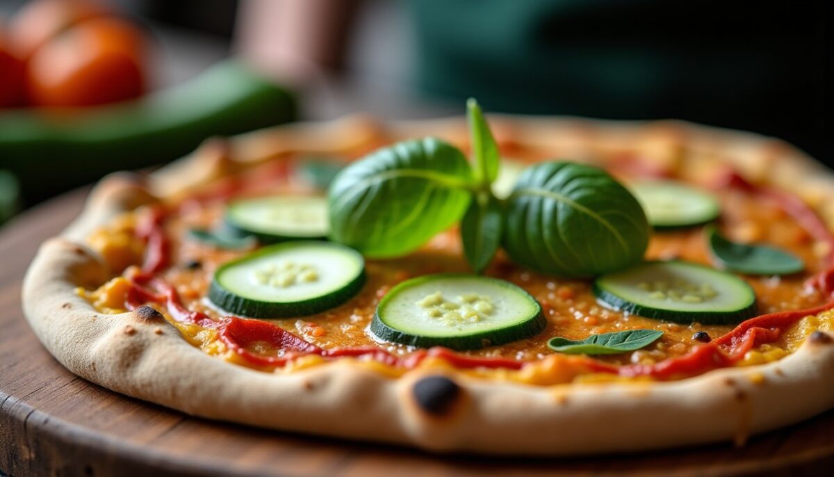 La courgette : l'ingrédient star pour une pizza savoureuse et originale