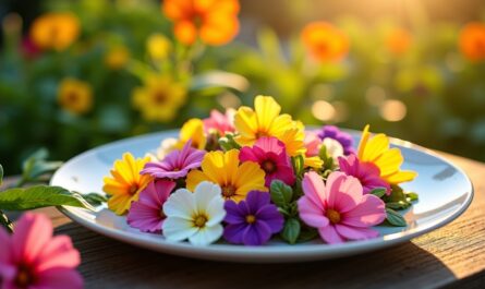 Délices Santé aux Fleurs Comestibles : La Gourmandise Naturelle Sans Sucre