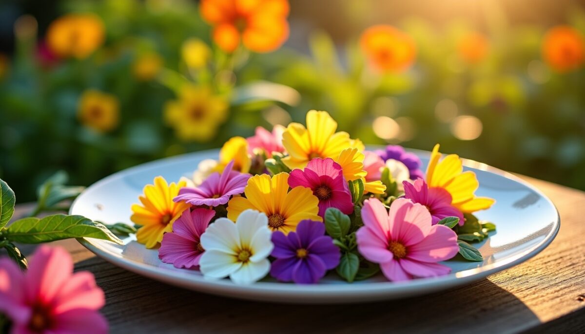 Délices Santé aux Fleurs Comestibles : La Gourmandise Naturelle Sans Sucre