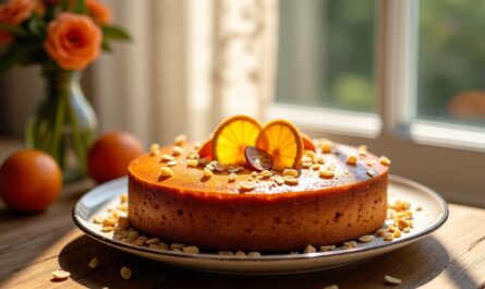 Délice fondant à l’orange et aux amandes : une gourmandise légère et parfumée