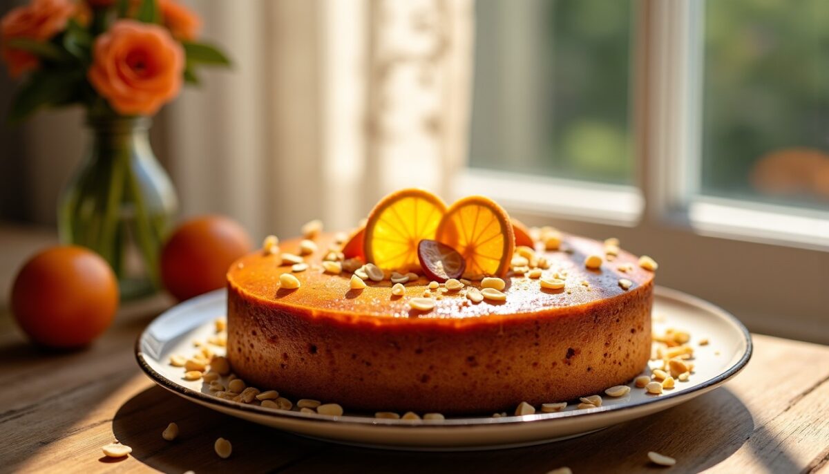 Délice fondant à l’orange et aux amandes : une gourmandise légère et parfumée
