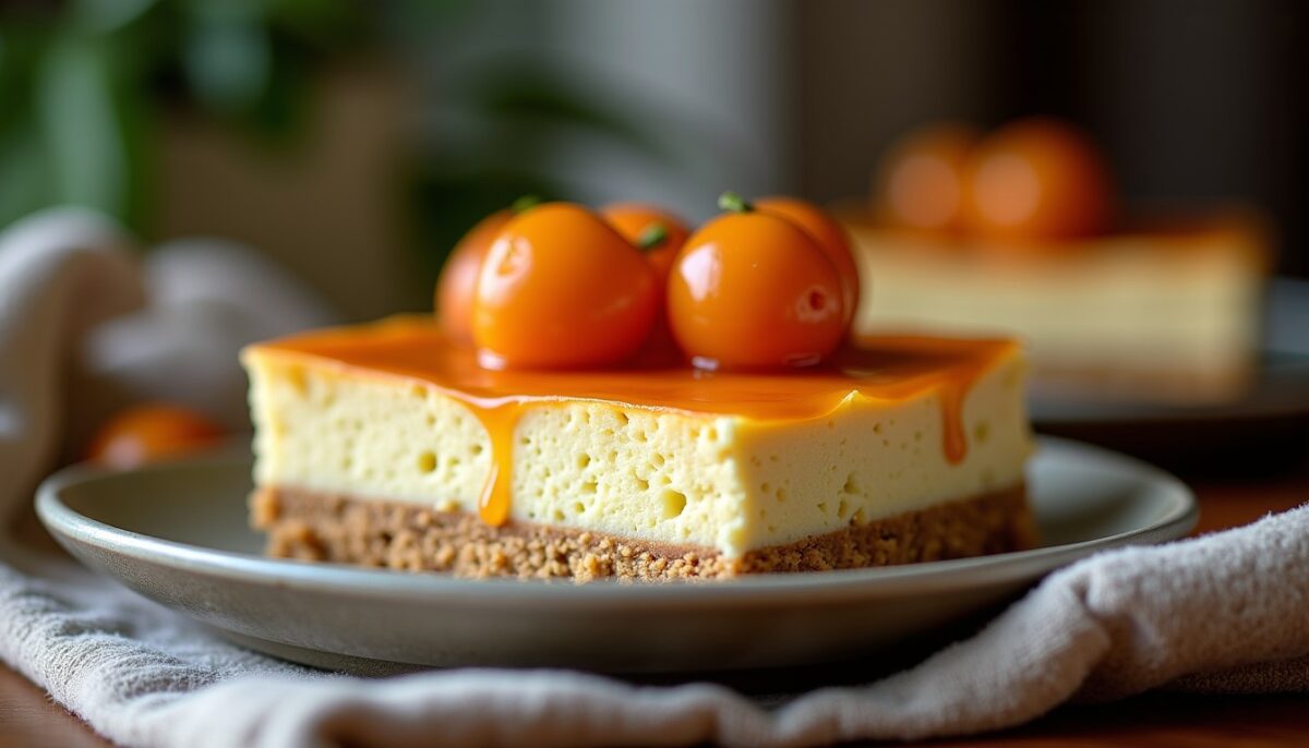 Tarte Gianduja revisitée en style cheesecake onctueux