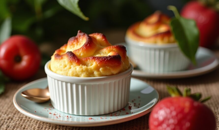 Délice aérien : Soufflé parfumé aux fruits de la passion