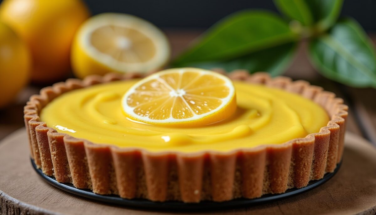 Délice acidulé : Tarte au citron et à la noix de coco