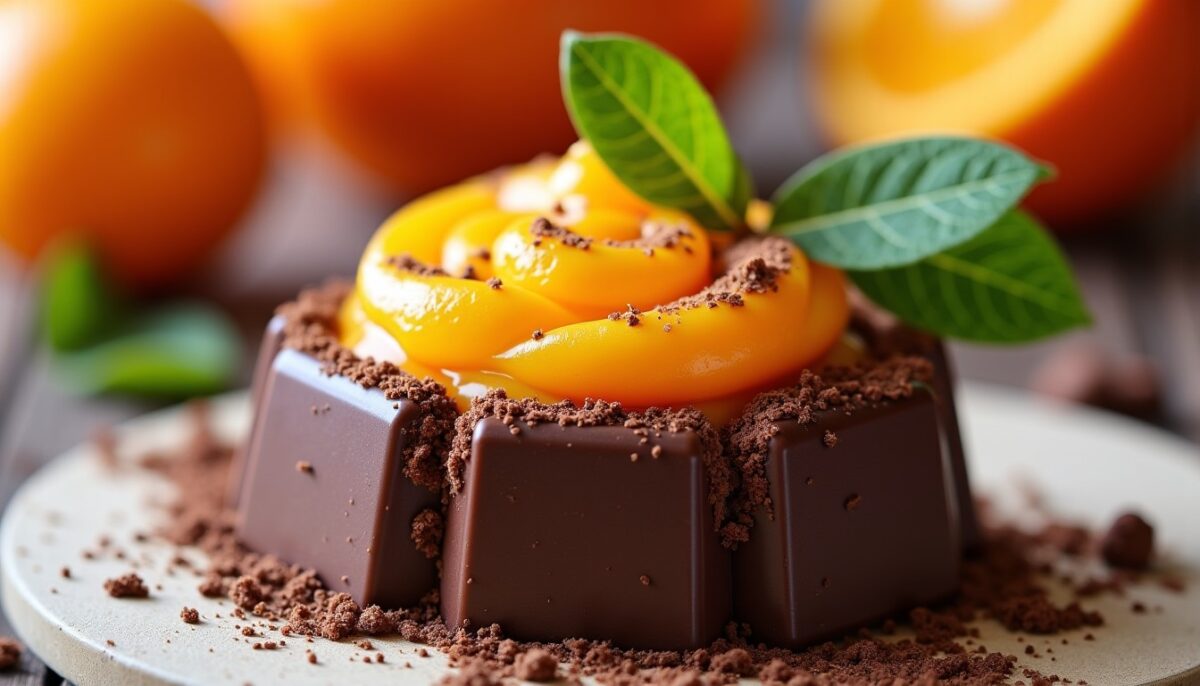 Délicieux moelleux orange-chocolat : l'alliance gourmande parfaite