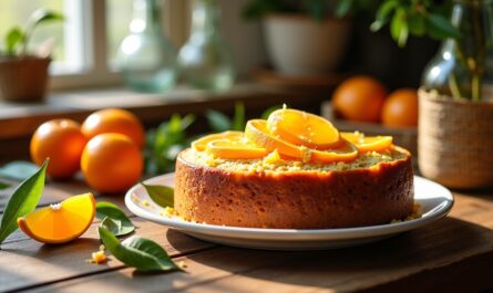 Délice moelleux : le cake à l'orange revisité