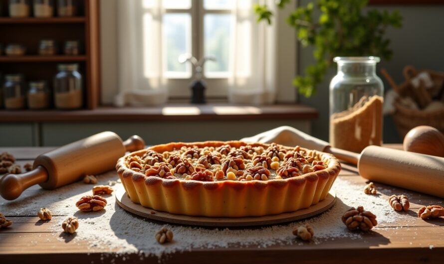 Délice Croquant : La Tarte aux Noix Incontournable