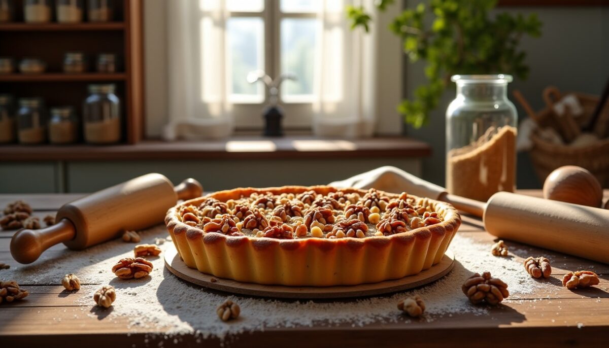 Délice Croquant : La Tarte aux Noix Incontournable
