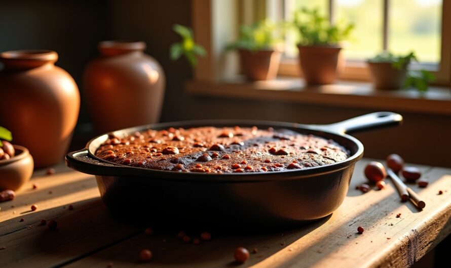 Délicieux moelleux au chocolat et dattes cuit à la poêle