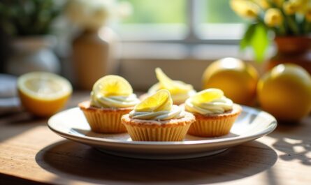 Délice acidulé : tartelettes au chocolat blanc et citron