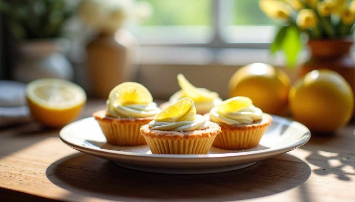 Délice acidulé : tartelettes au chocolat blanc et citron